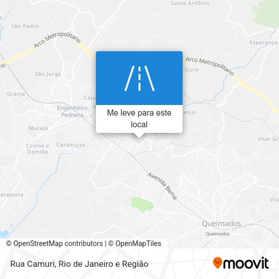 Rua Camuri mapa