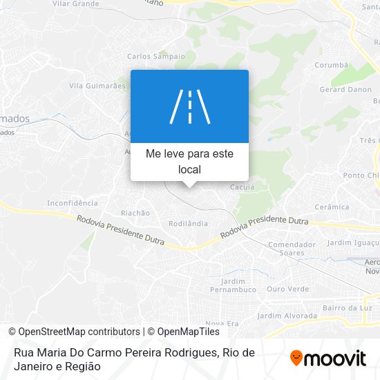 Rua Maria Do Carmo Pereira Rodrigues mapa