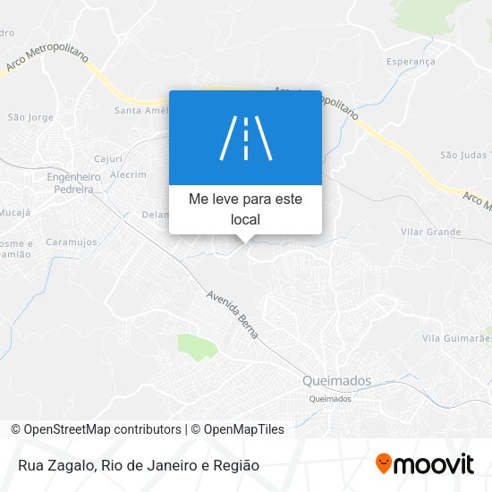Rua Zagalo mapa