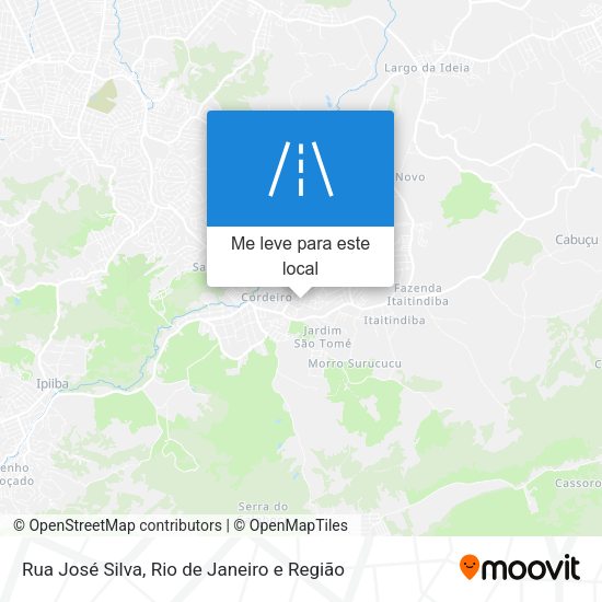 Rua José Silva mapa