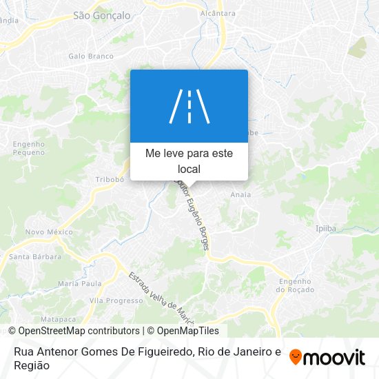 Rua Antenor Gomes De Figueiredo mapa