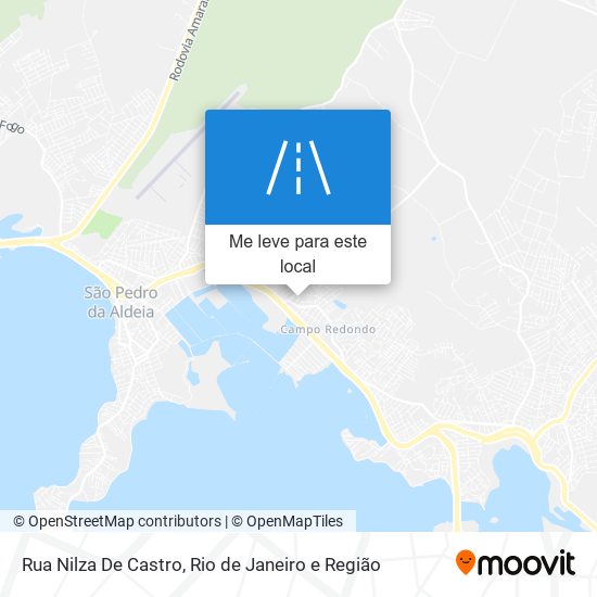 Rua Nilza De Castro mapa