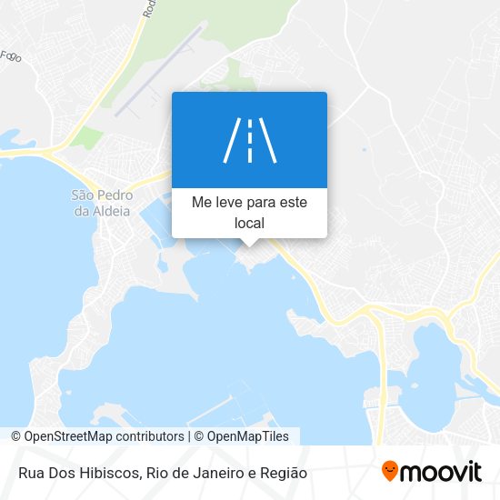 Rua Dos Hibiscos mapa