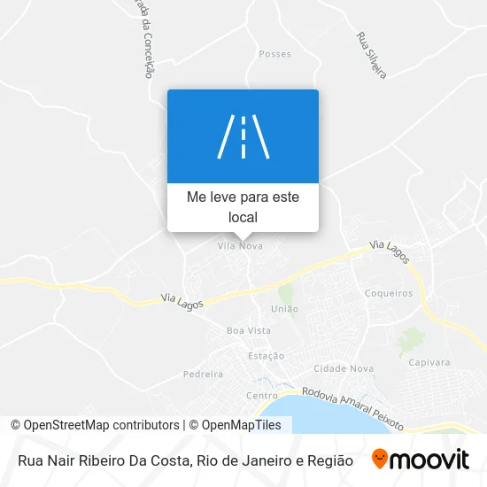 Rua Nair Ribeiro Da Costa mapa