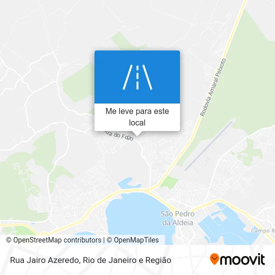 Rua Jairo Azeredo mapa
