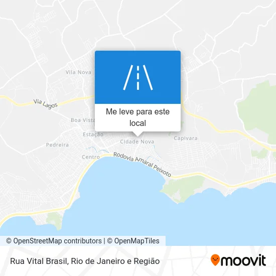 Rua Vital Brasil mapa
