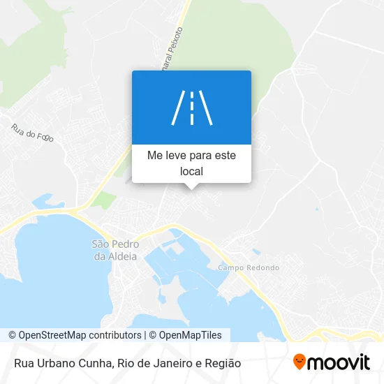 Rua Urbano Cunha mapa