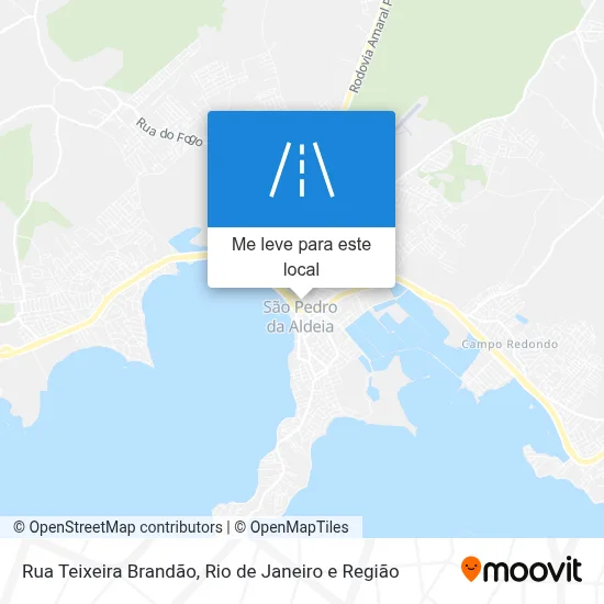 Rua Teixeira Brandão mapa