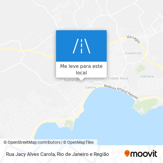 Rua Jacy Alves Carola mapa