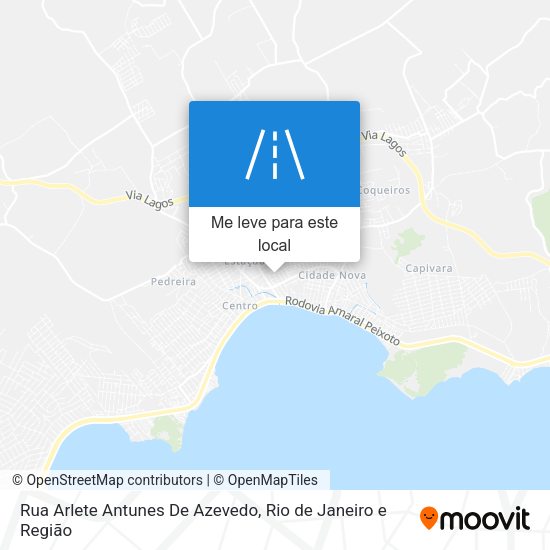 Rua Arlete Antunes De Azevedo mapa