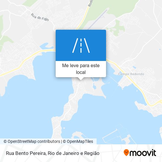 Rua Bento Pereira mapa