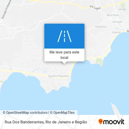 Rua Dos Bandeirantes mapa