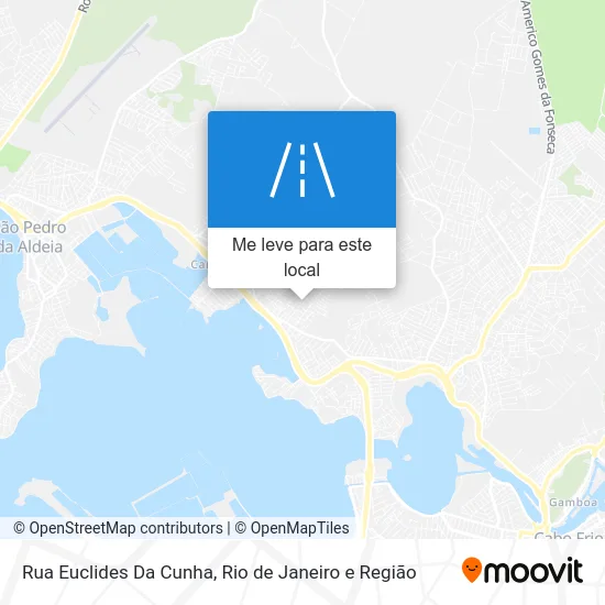 Rua Euclides Da Cunha mapa