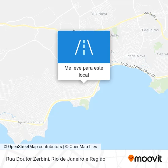 Rua Doutor Zerbini mapa