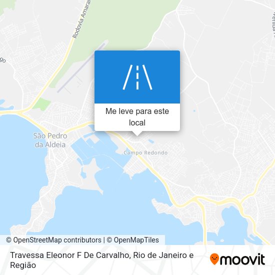 Travessa Eleonor F De Carvalho mapa
