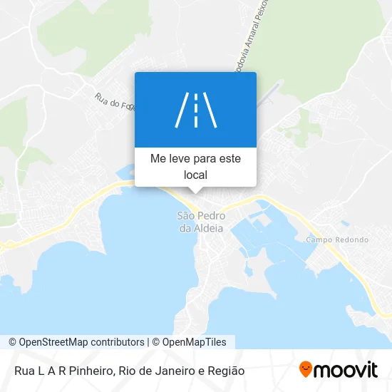 Rua L A R Pinheiro mapa