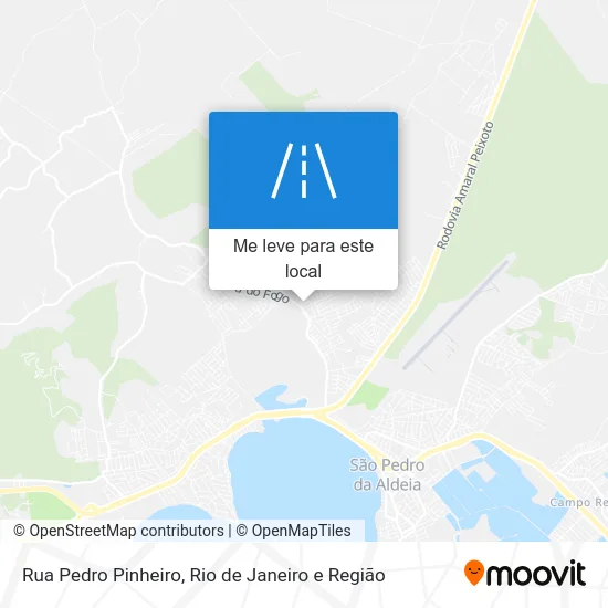 Rua Pedro Pinheiro mapa