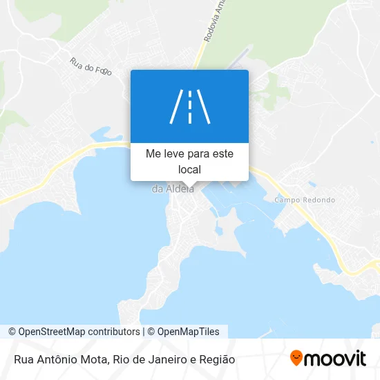 Rua Antônio Mota mapa