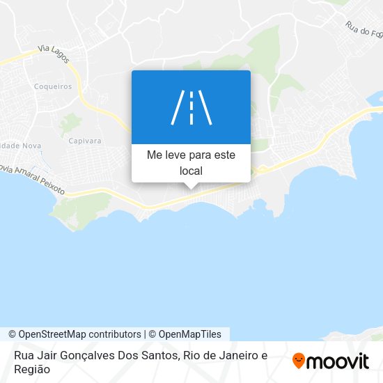 Rua Jair Gonçalves Dos Santos mapa