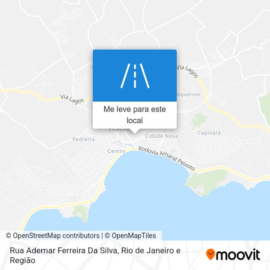 Rua Ademar Ferreira Da Silva mapa