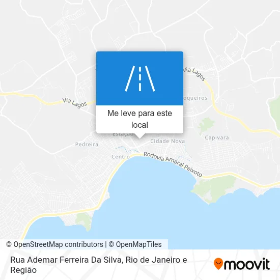 Rua Ademar Ferreira Da Silva mapa