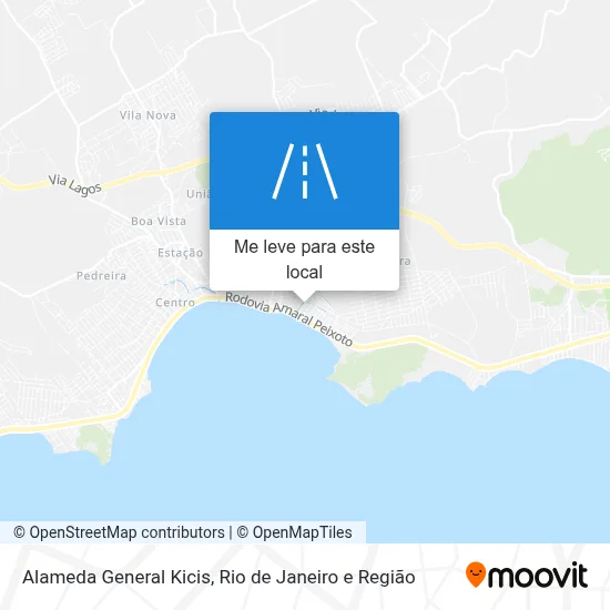 Alameda General Kicis mapa