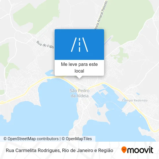 Rua Carmelita Rodrigues mapa