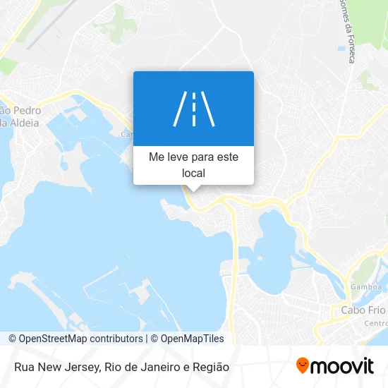 Rua New Jersey mapa