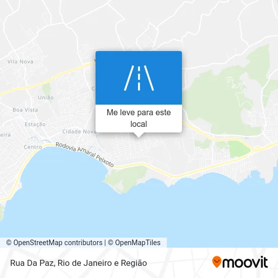 Rua Da Paz mapa