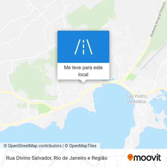 Rua Divino Salvador mapa