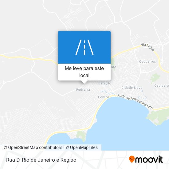 Rua D mapa