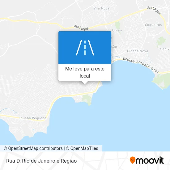 Rua D mapa