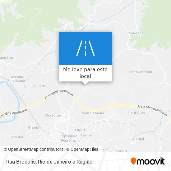 Rua Brocolis mapa