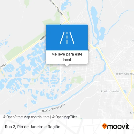 Rua 3 mapa