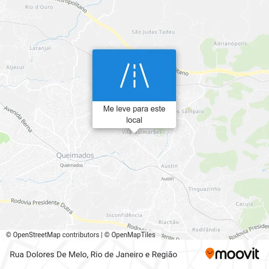 Rua Dolores De Melo mapa