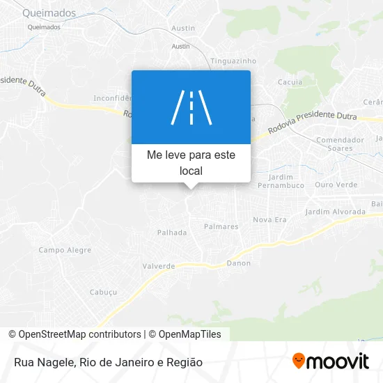Rua Nagele mapa