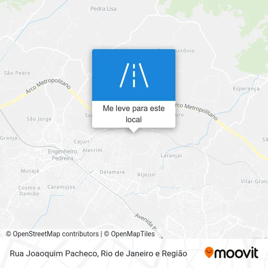 Rua Joaoquim Pacheco mapa