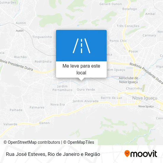 Rua José Esteves mapa