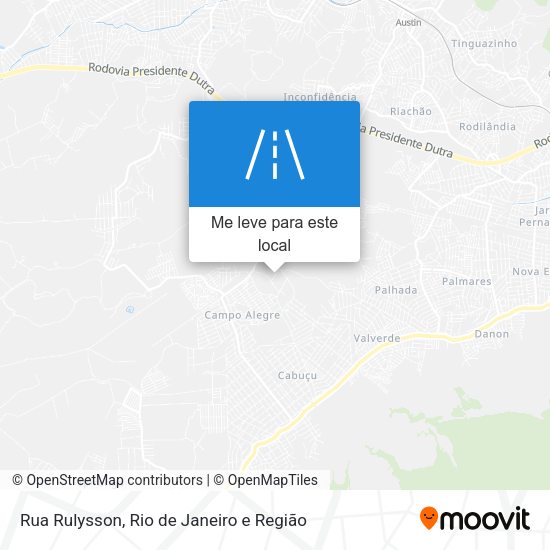 Rua Rulysson mapa