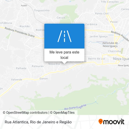 Rua Atlantica mapa