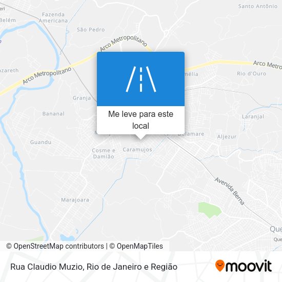 Rua Claudio Muzio mapa