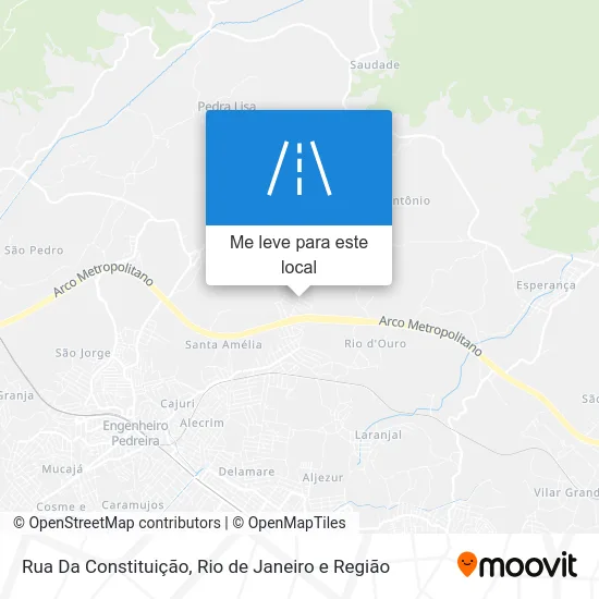 Rua Da Constituição mapa