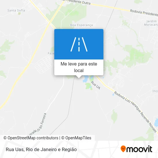 Rua Uas mapa