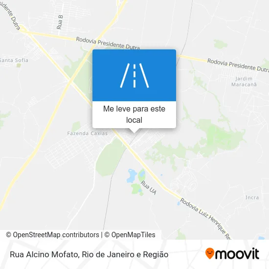 Rua Alcino Mofato mapa