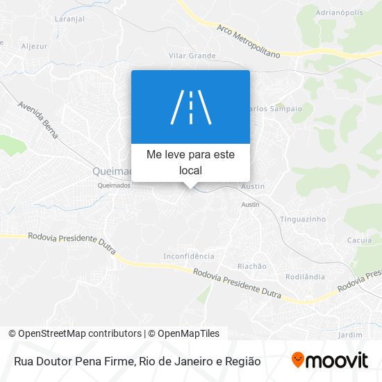 Rua Doutor Pena Firme mapa