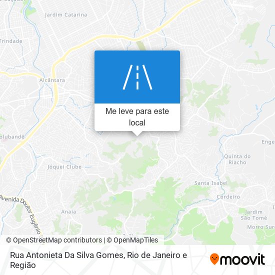 Rua Antonieta Da Silva Gomes mapa