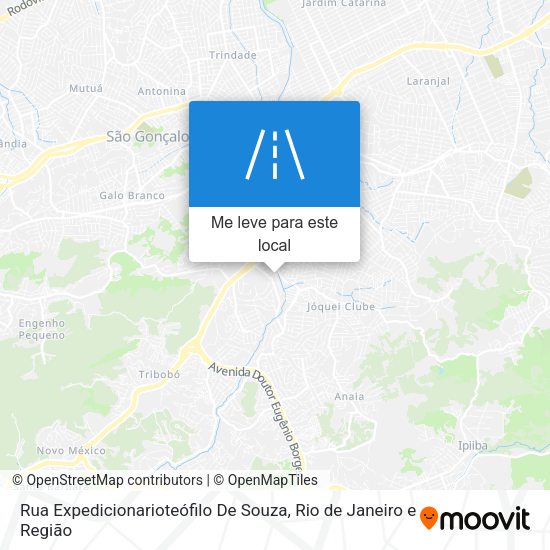 Rua Expedicionarioteófilo De Souza mapa