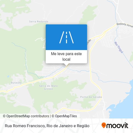 Rua Romeo Francisco mapa