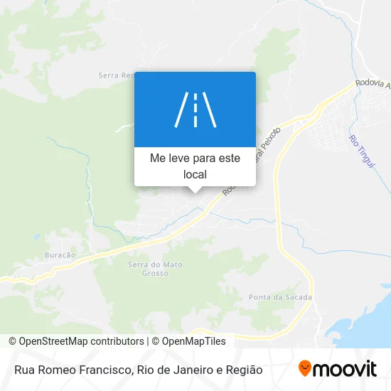 Rua Romeo Francisco mapa