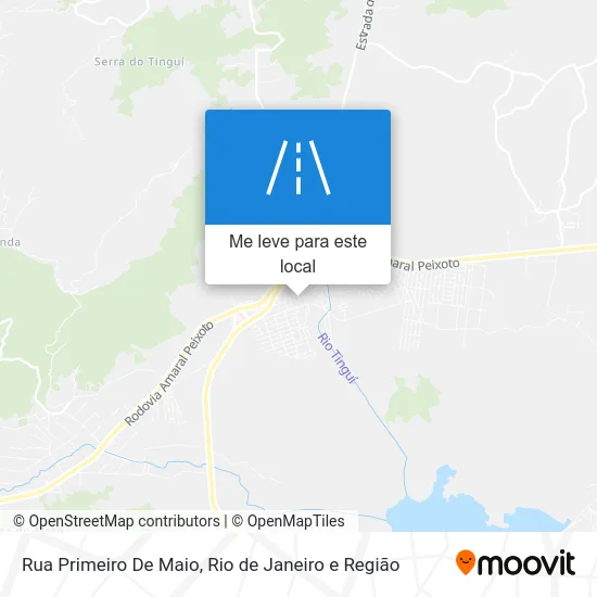 Rua Primeiro De Maio mapa